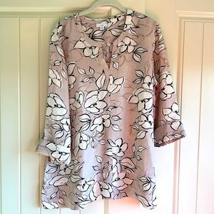 J. Jill Pink Floral Top